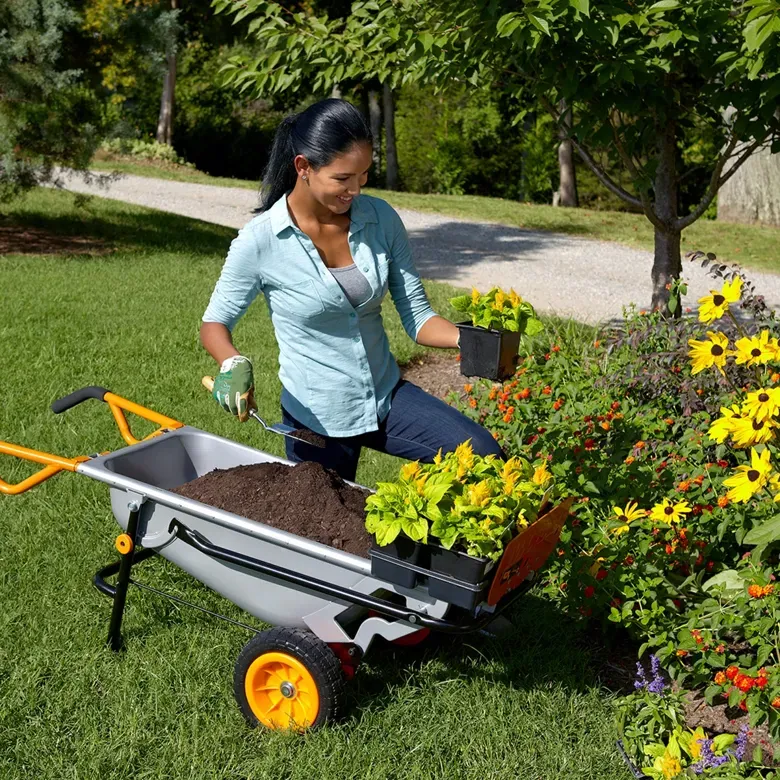 🛒Aerocart 8-in-1 Yard Cart / Wheelbarrow / Dolly