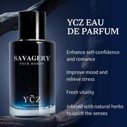 YCZ  Savagery Men's Eau De Parfum New Round Box Packaging,1.7oz(50ml),Long Lasting EDP Men.