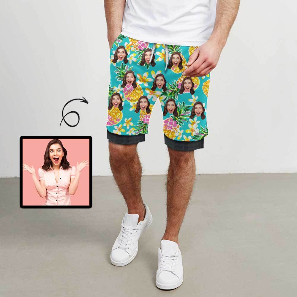 custom face sport shorts