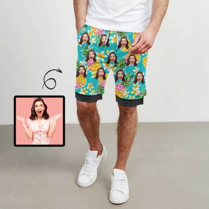 custom face sport shorts