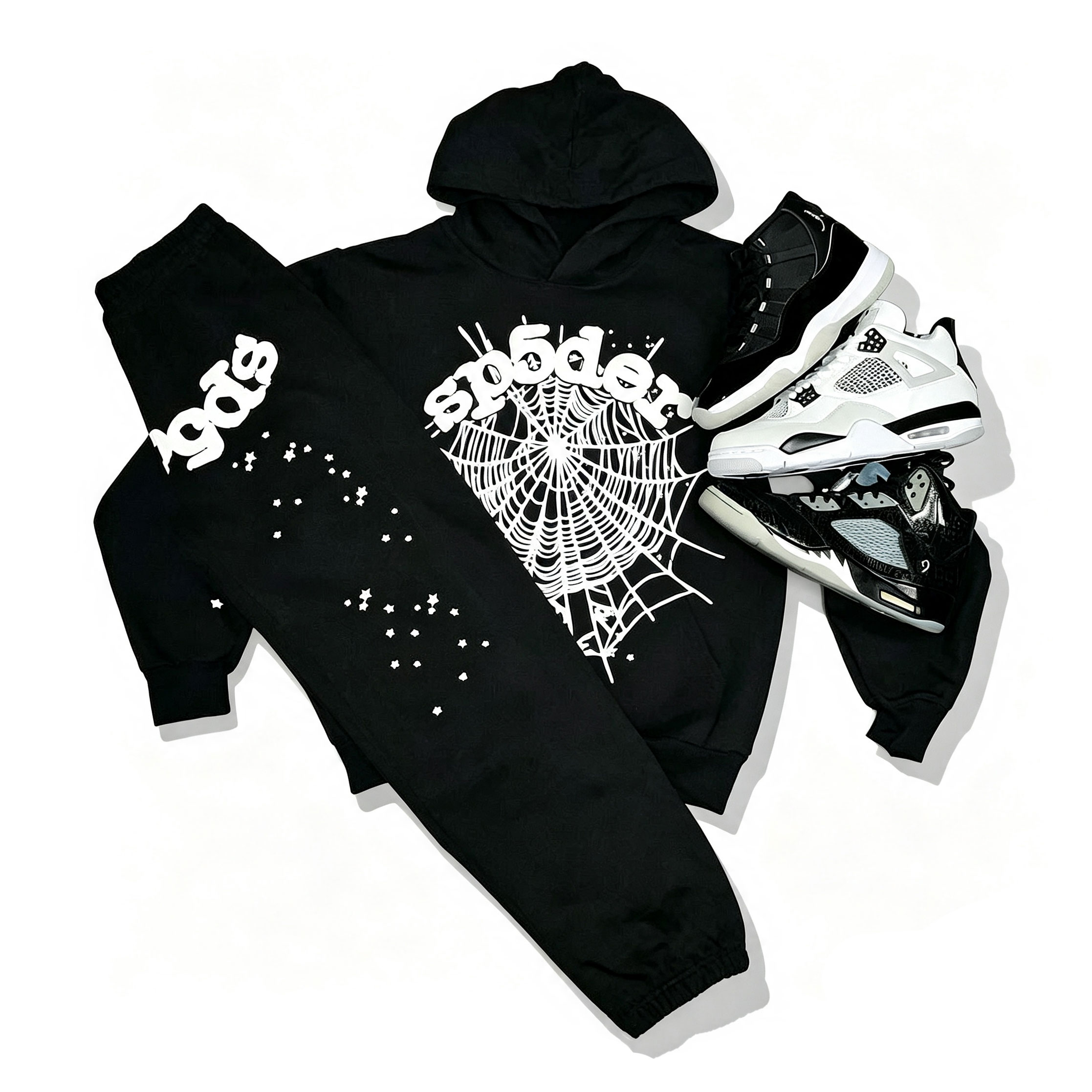 Sp5der 5ex Hoodie Sets 