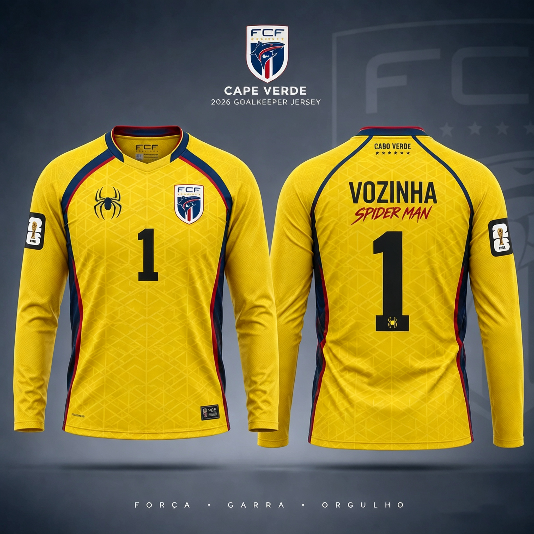 Vozinha Cabo Verde(Cape Verde) Greatness jersey (2026WC Edition)
