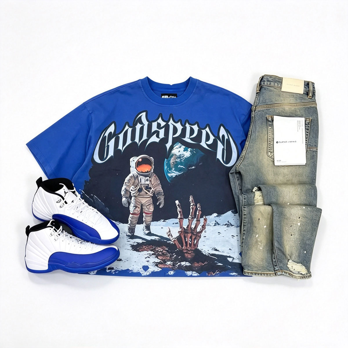 New Limited edition Godspeed T-Shirt Jeans Pants Co-Ord Sets