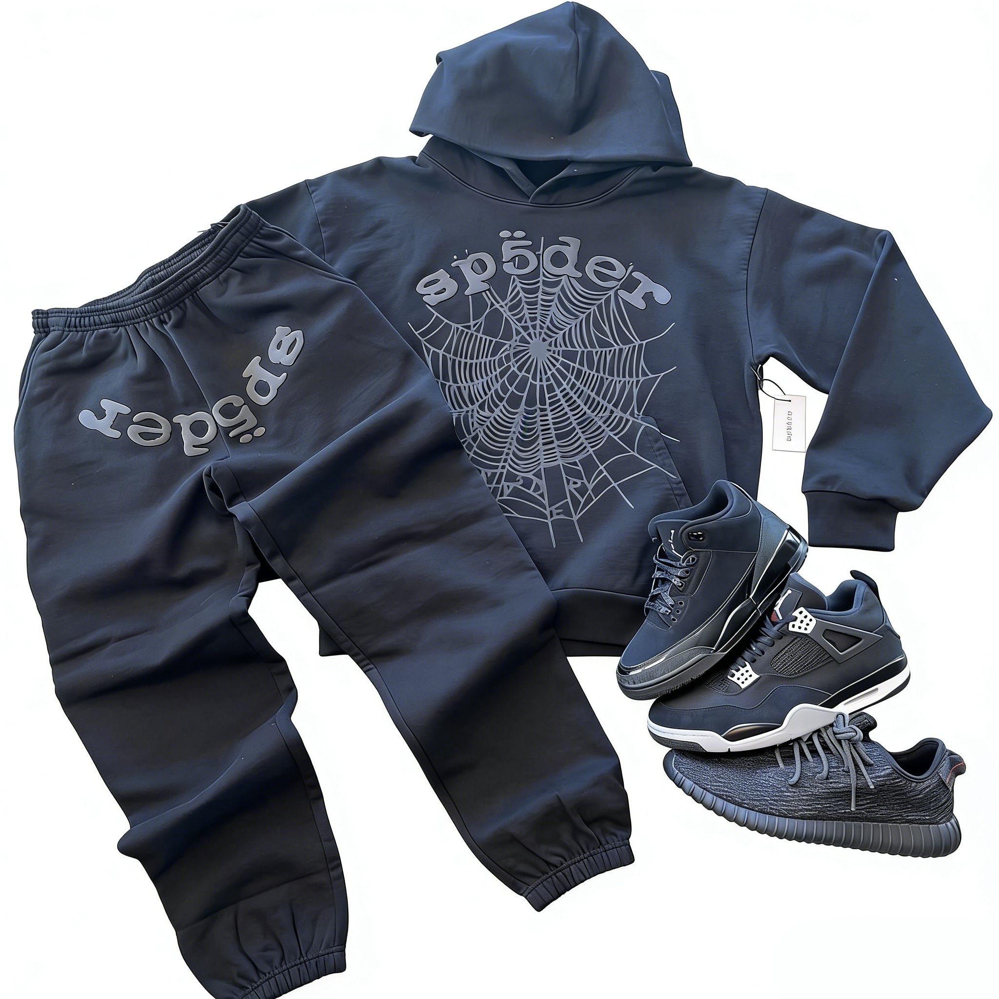 Sp5der 5ex Hoodie Sets 