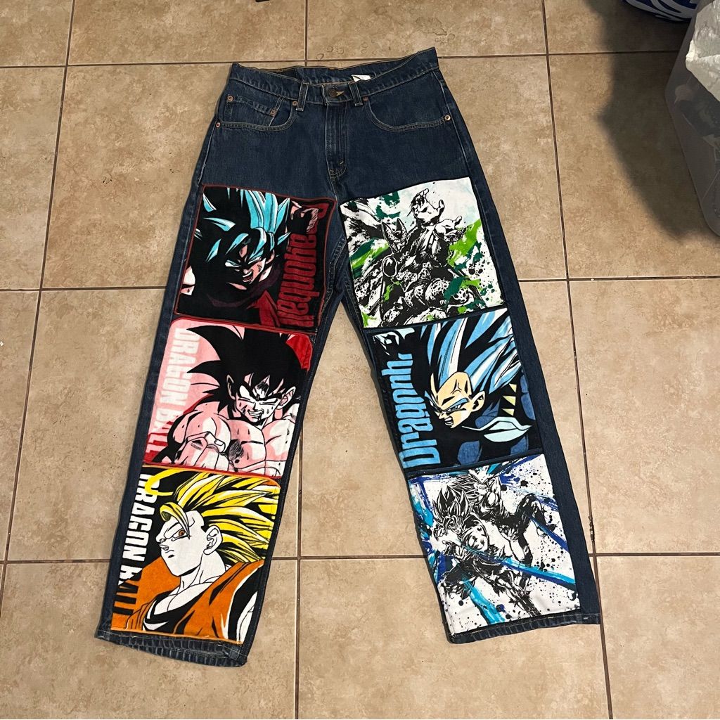 Custom Anime Jeans Graphic Denim Trousers