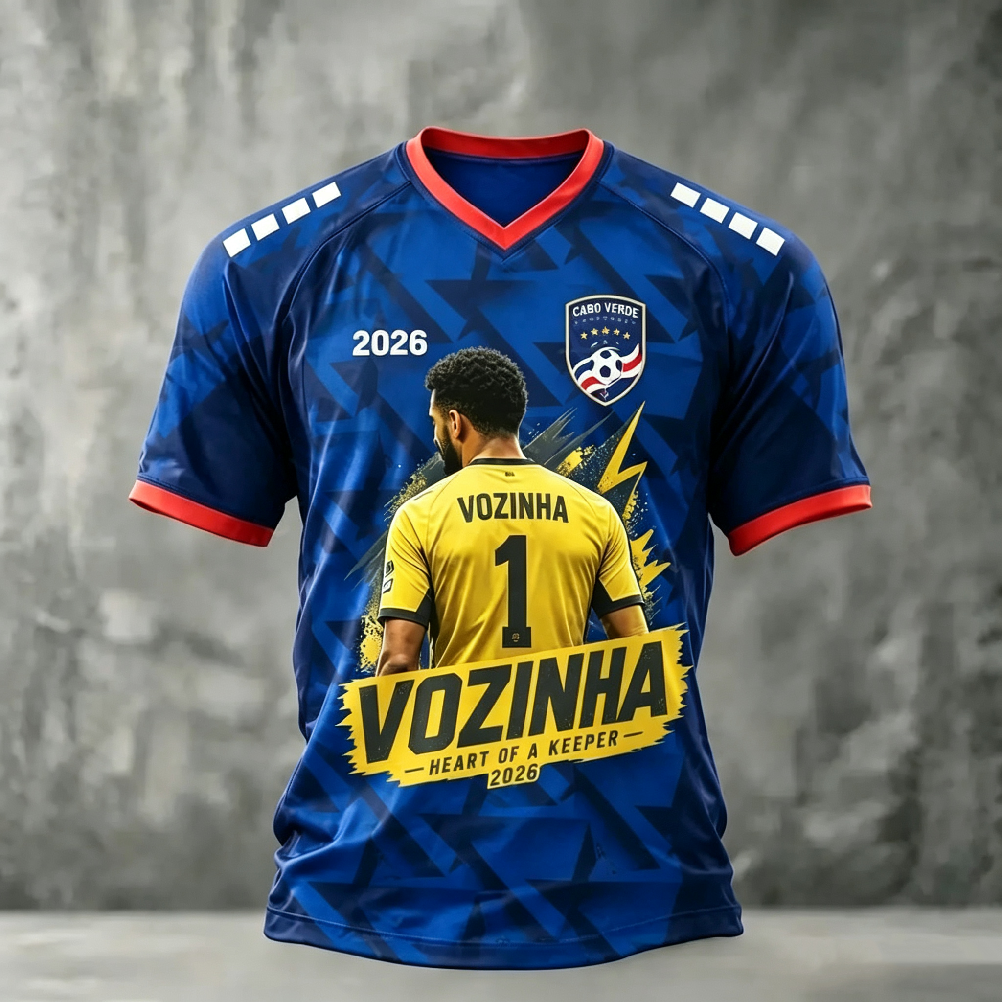Vozinha Cabo Verde(Cape Verde) Greatness jersey (2026WC Edition)