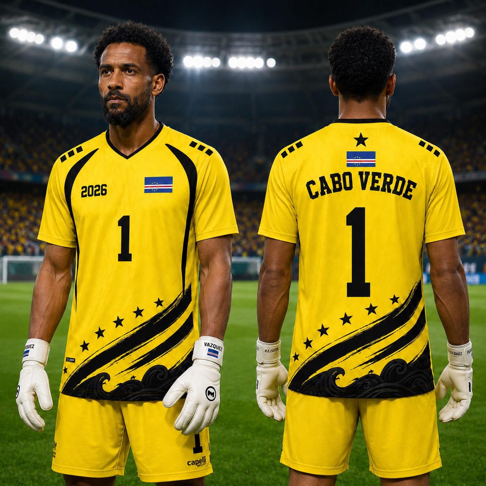 Vozinha Cabo Verde(Cape Verde) Greatness jersey (2026WC Edition)