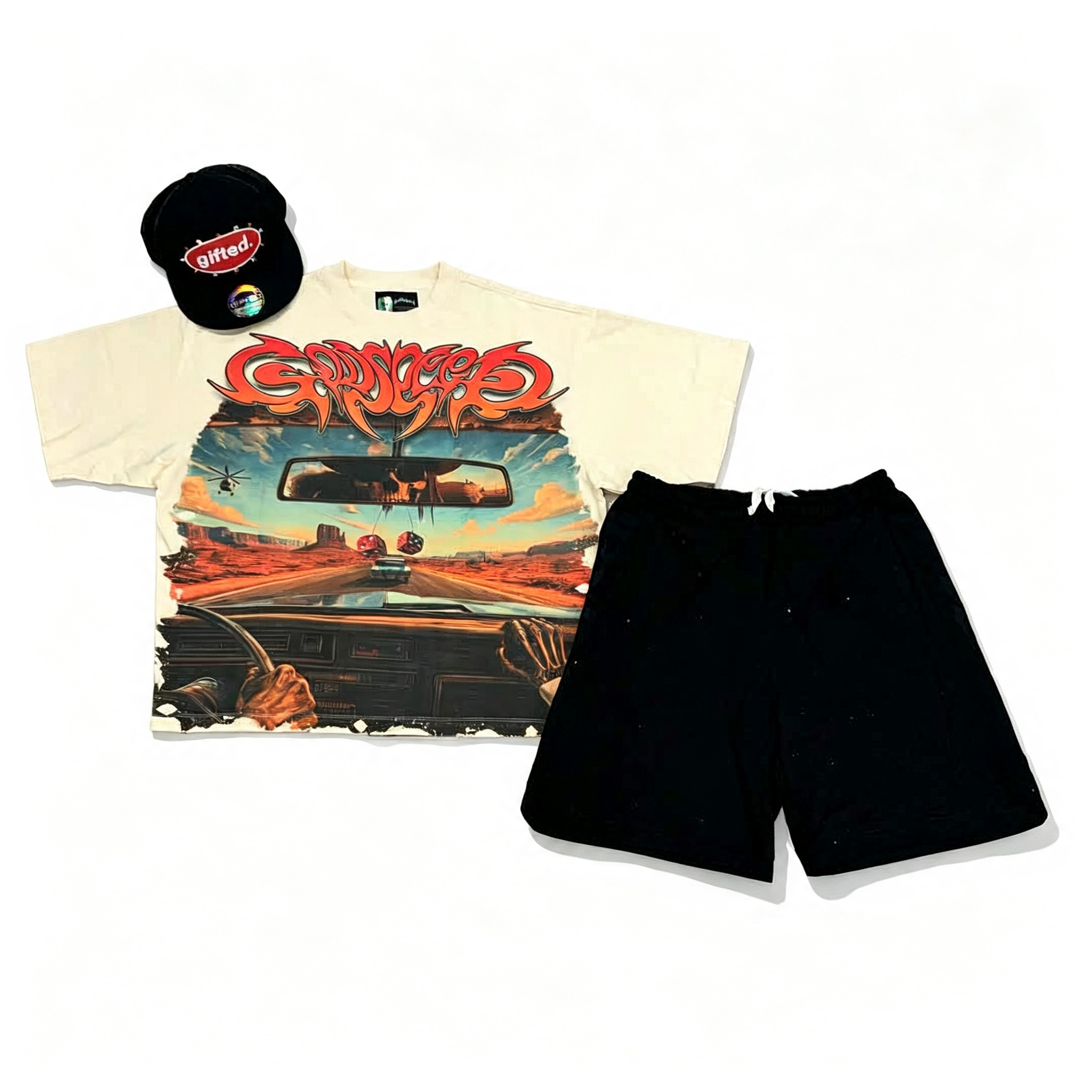 Unisex New Limited edition Godspeed T-Shirt And Shorts Co-Ord