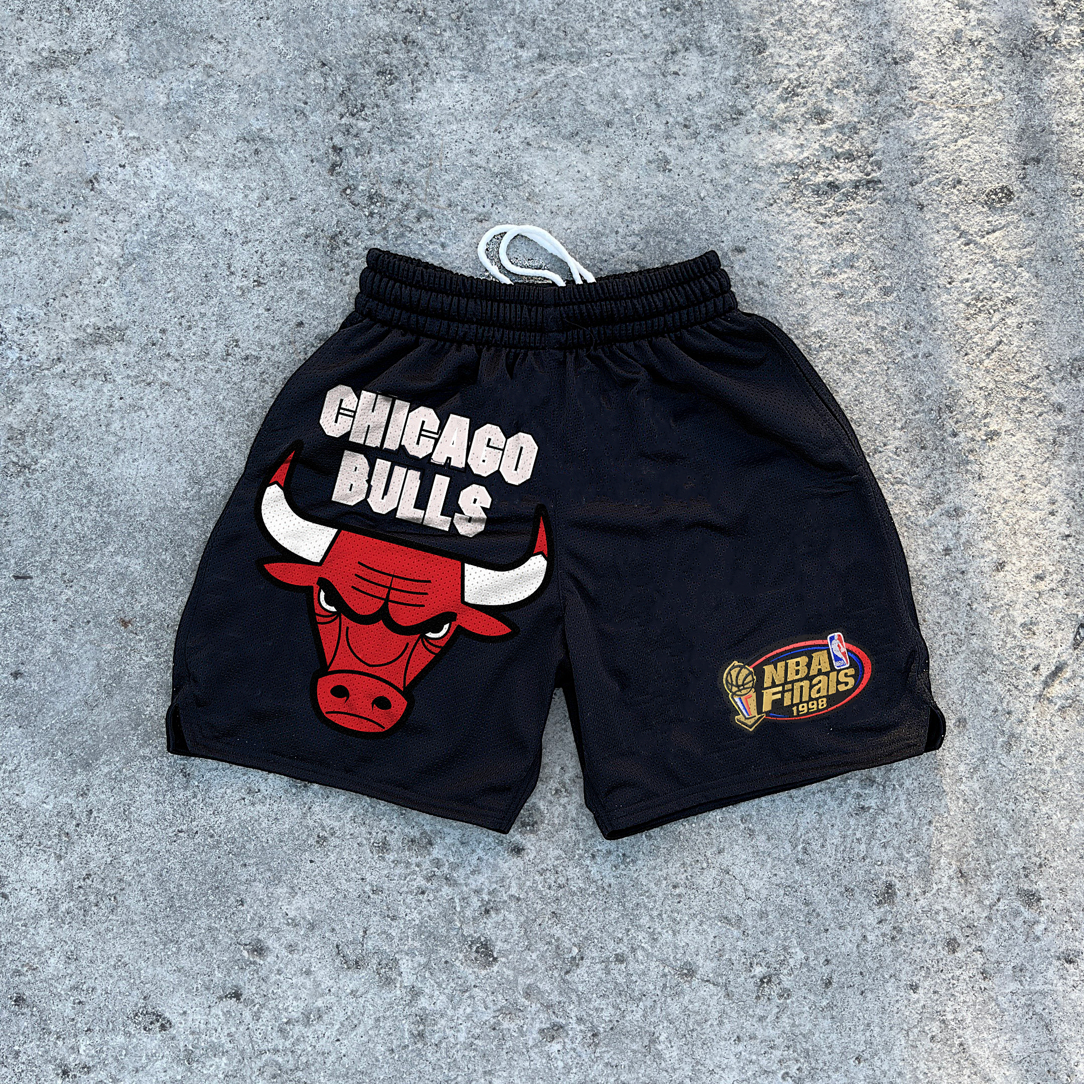 NBA Bulls washed vintage unisex shorts
