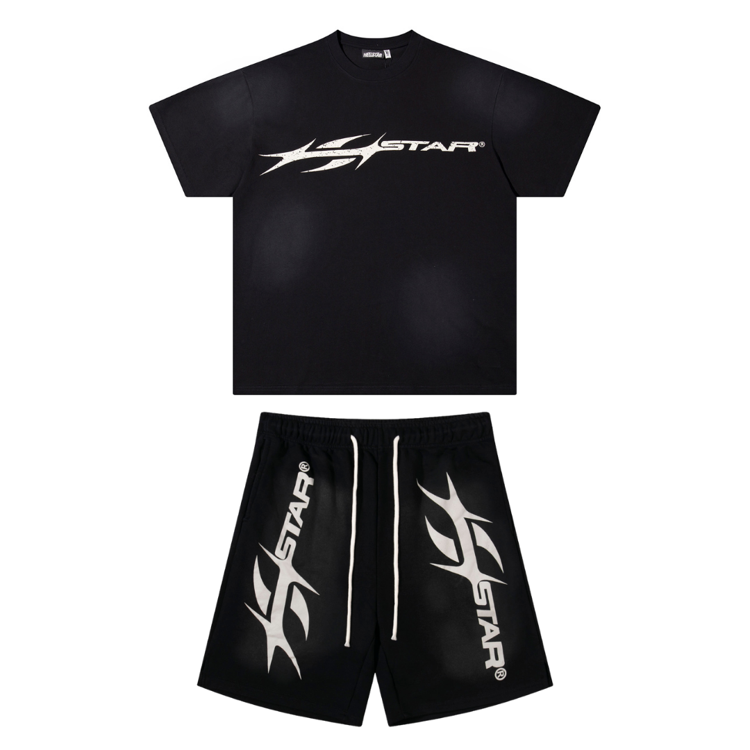 Staple Hellstar T-Shirt And Shorts Sets