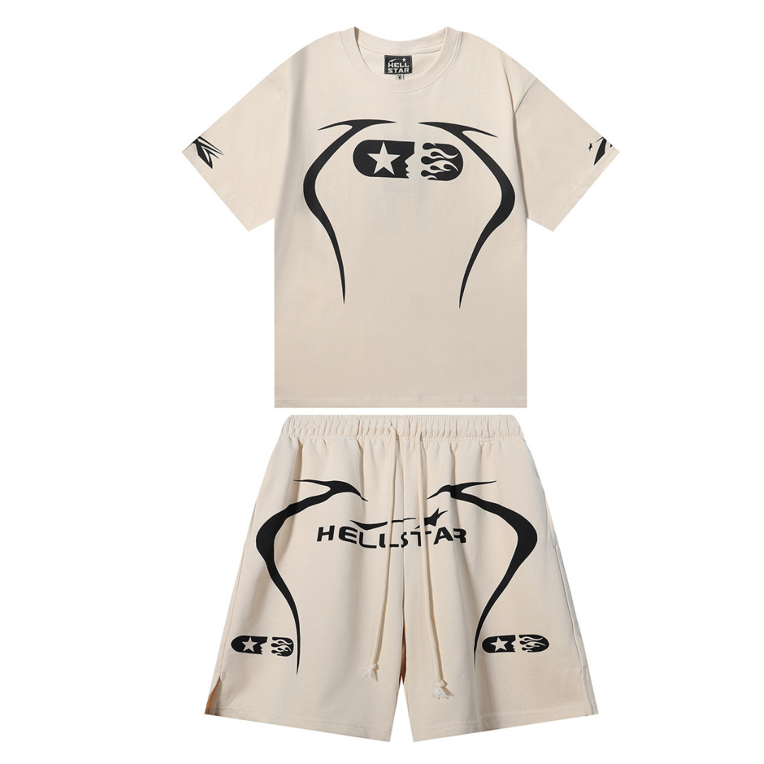 Staple Hellstar T-Shirt And Shorts Sets