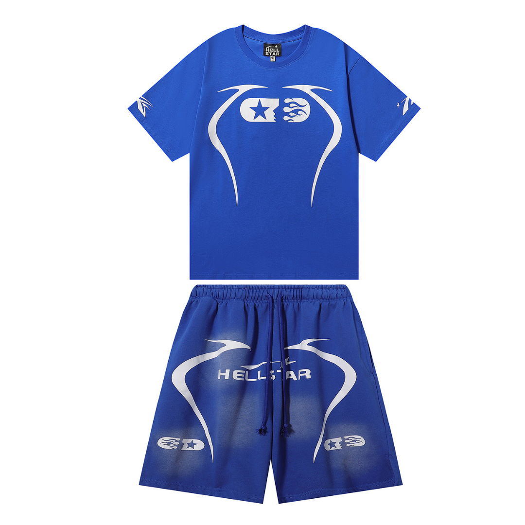 Staple Hellstar T-Shirt And Shorts Sets