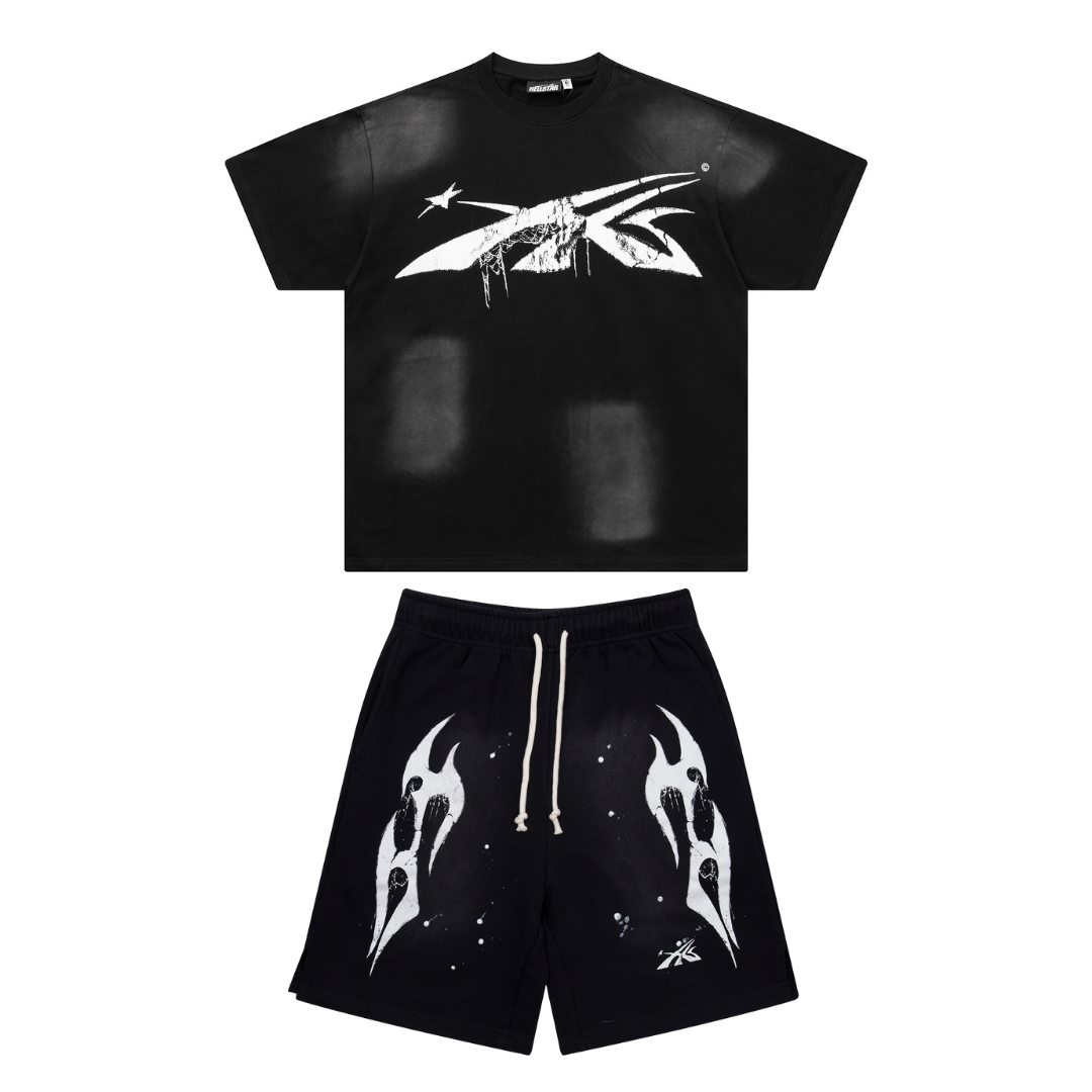 Staple Hellstar T-Shirt And Shorts Sets