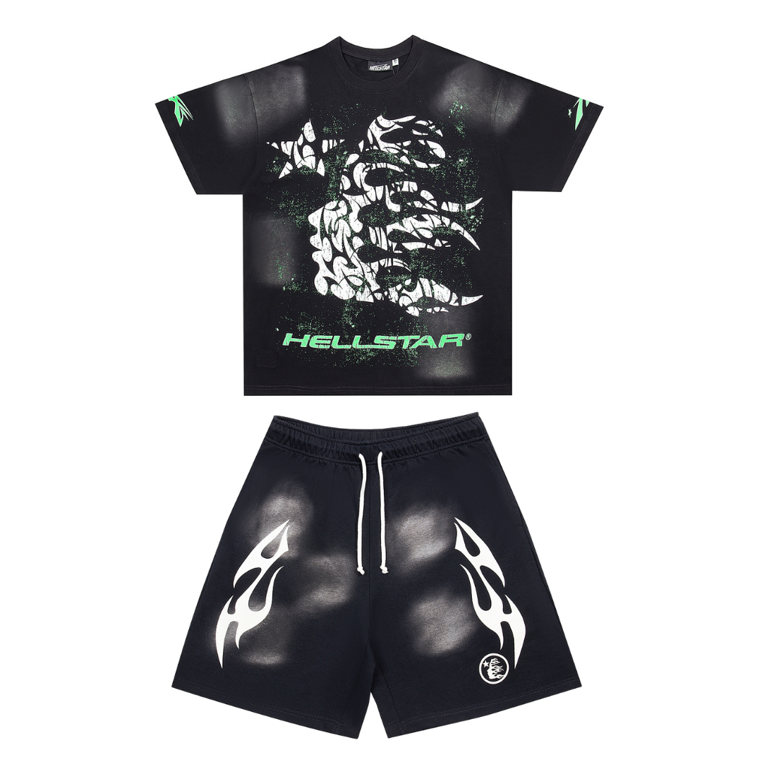 Staple Hellstar T-Shirt And Shorts Sets
