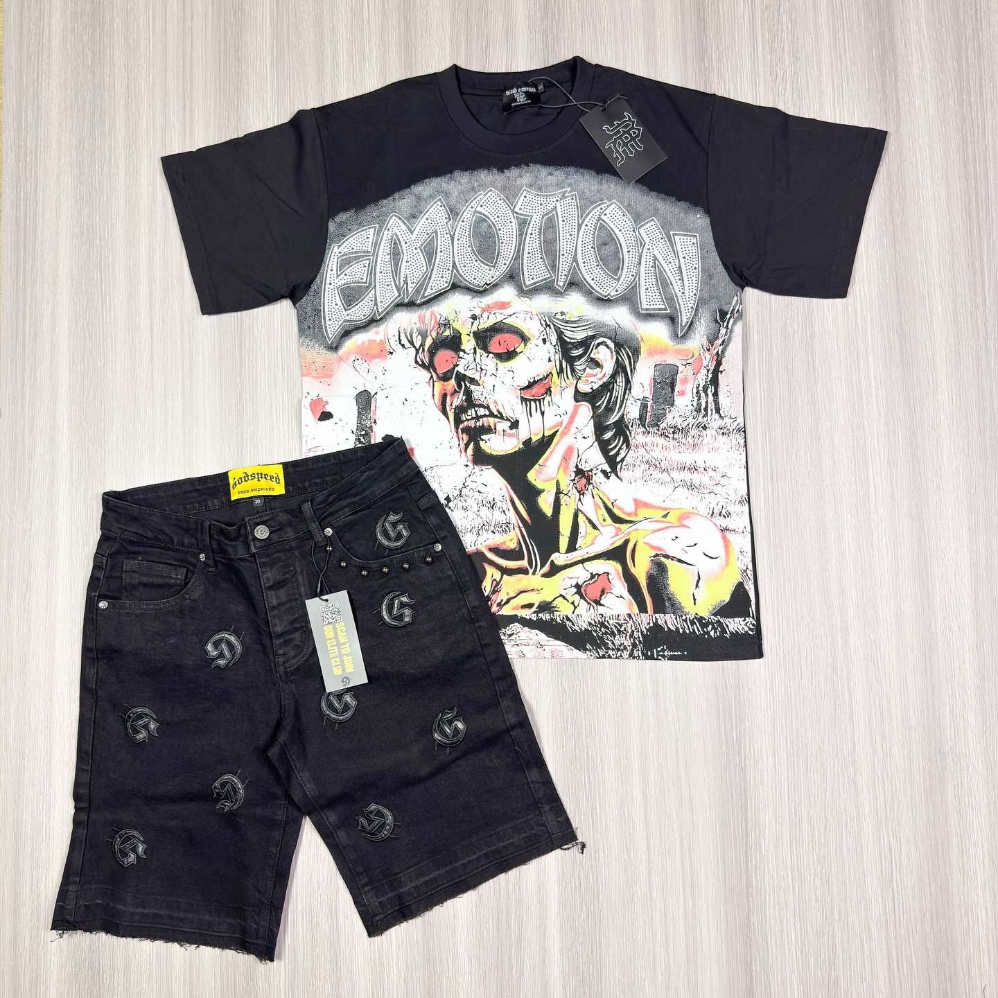 Mixed Emotion T-shirt Sets 