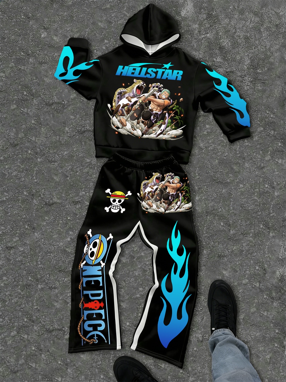 One Piece–inspired Hellstar Hoodie Sets 