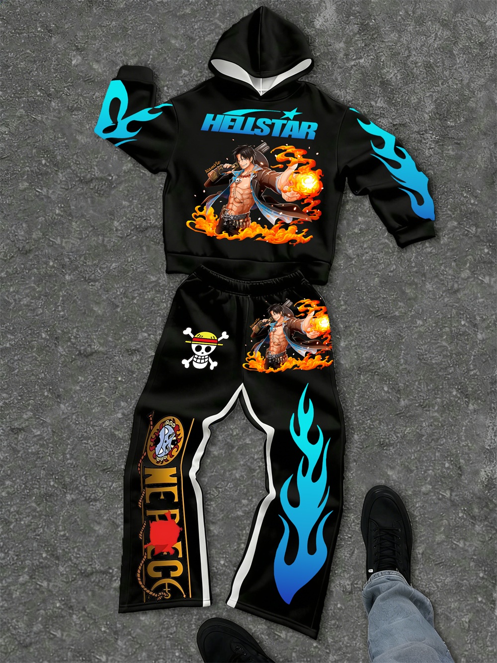 One Piece–inspired Hellstar Hoodie Sets 