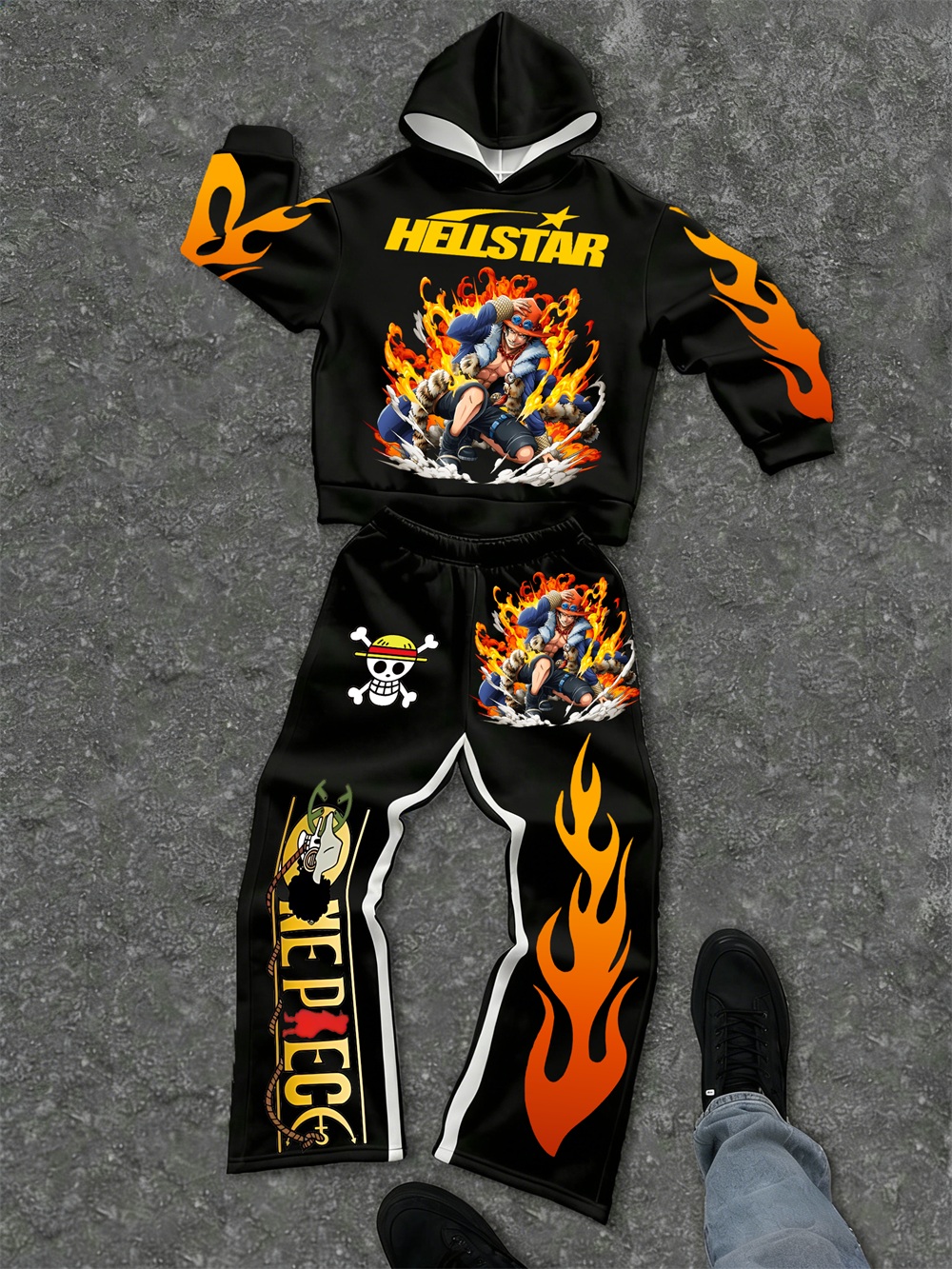 One Piece–inspired Hellstar Hoodie Sets 