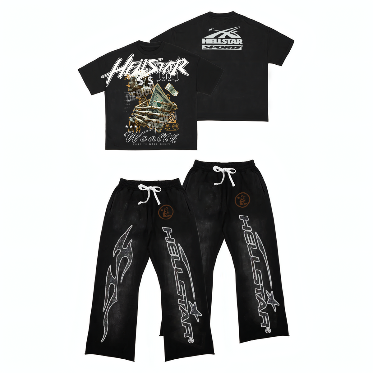 T-Shirt Pants Set Two Piece Outfits