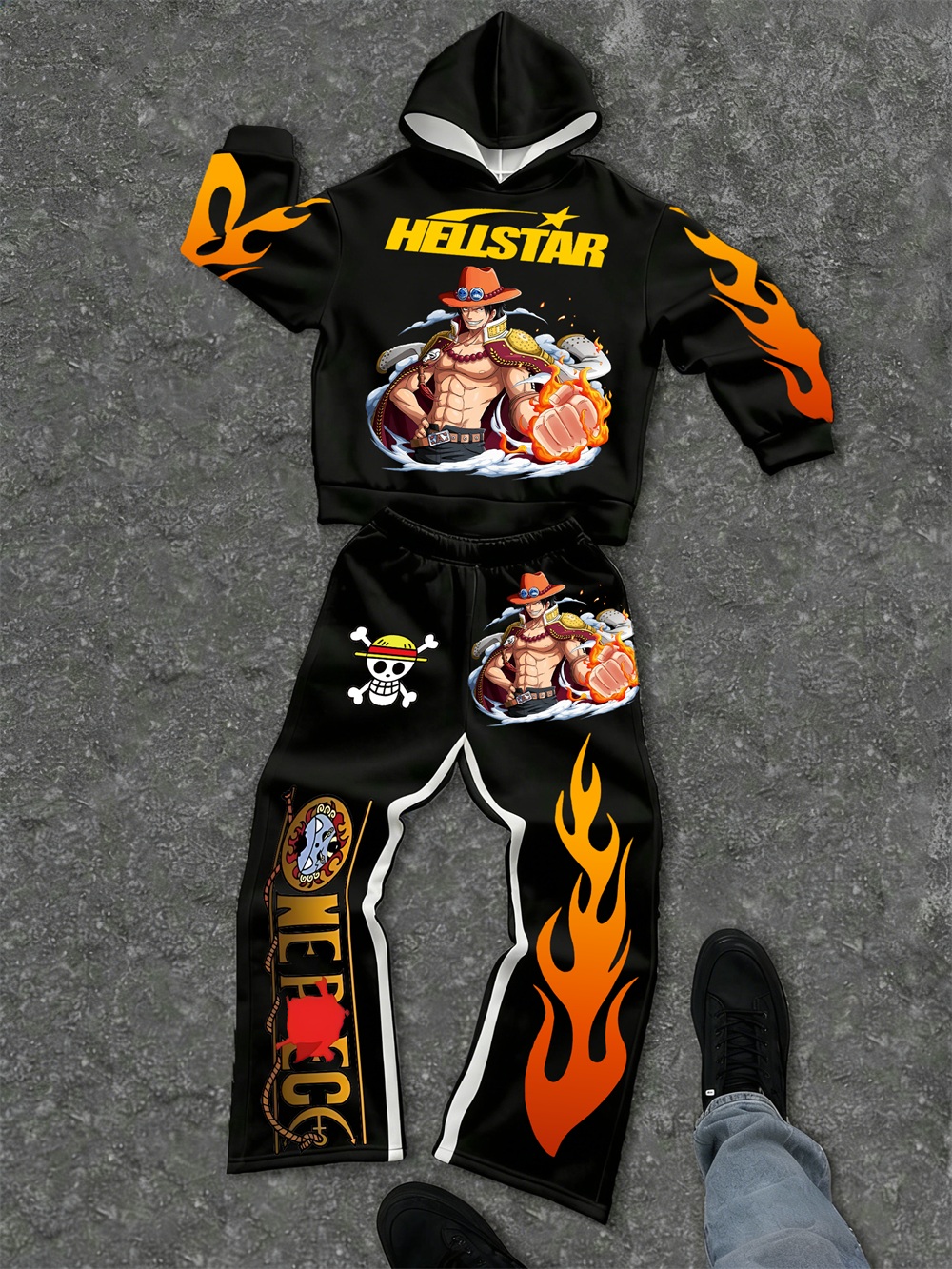One Piece–inspired Hellstar Hoodie Sets 