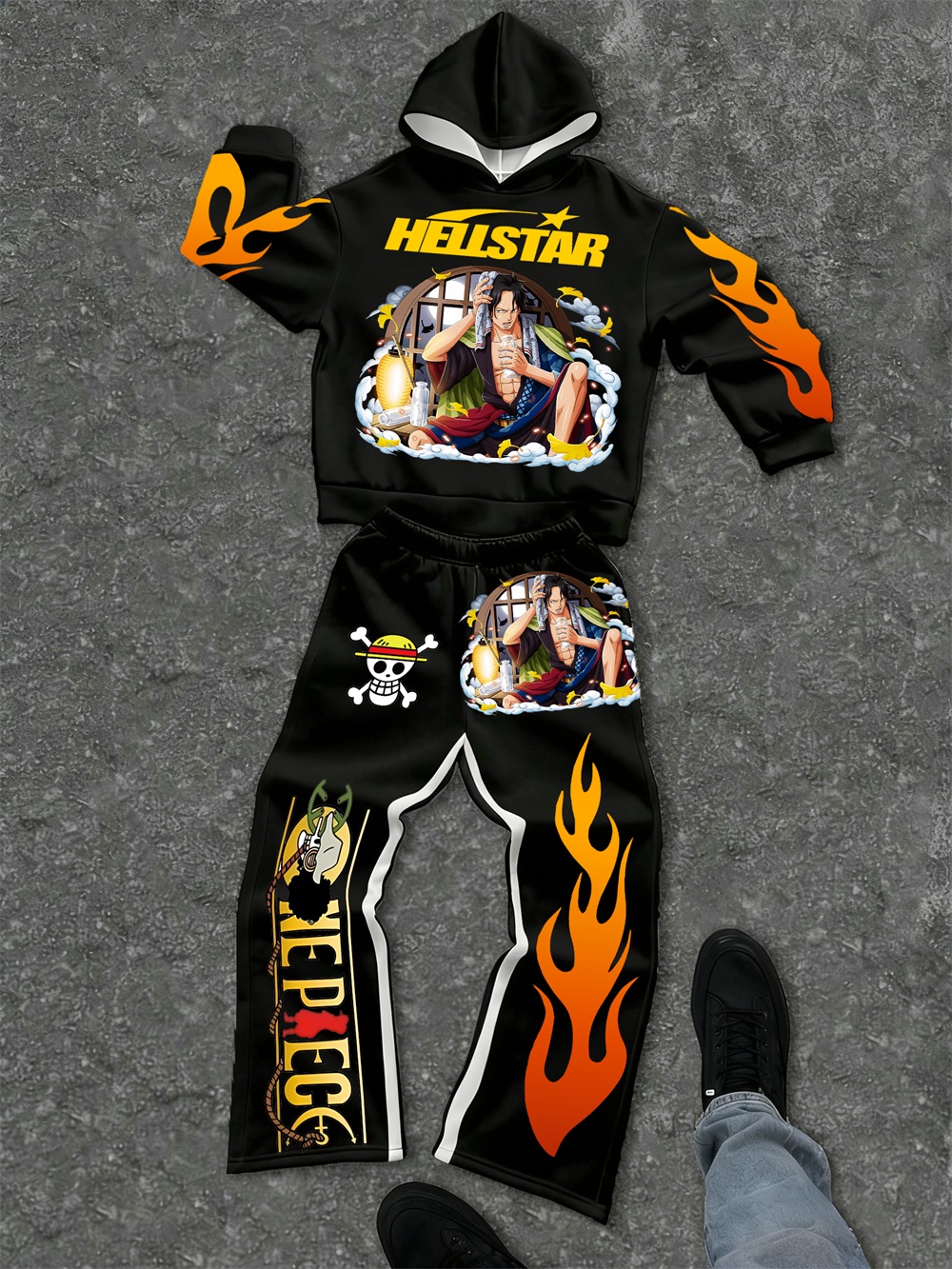 One Piece–inspired Hellstar Hoodie Sets 