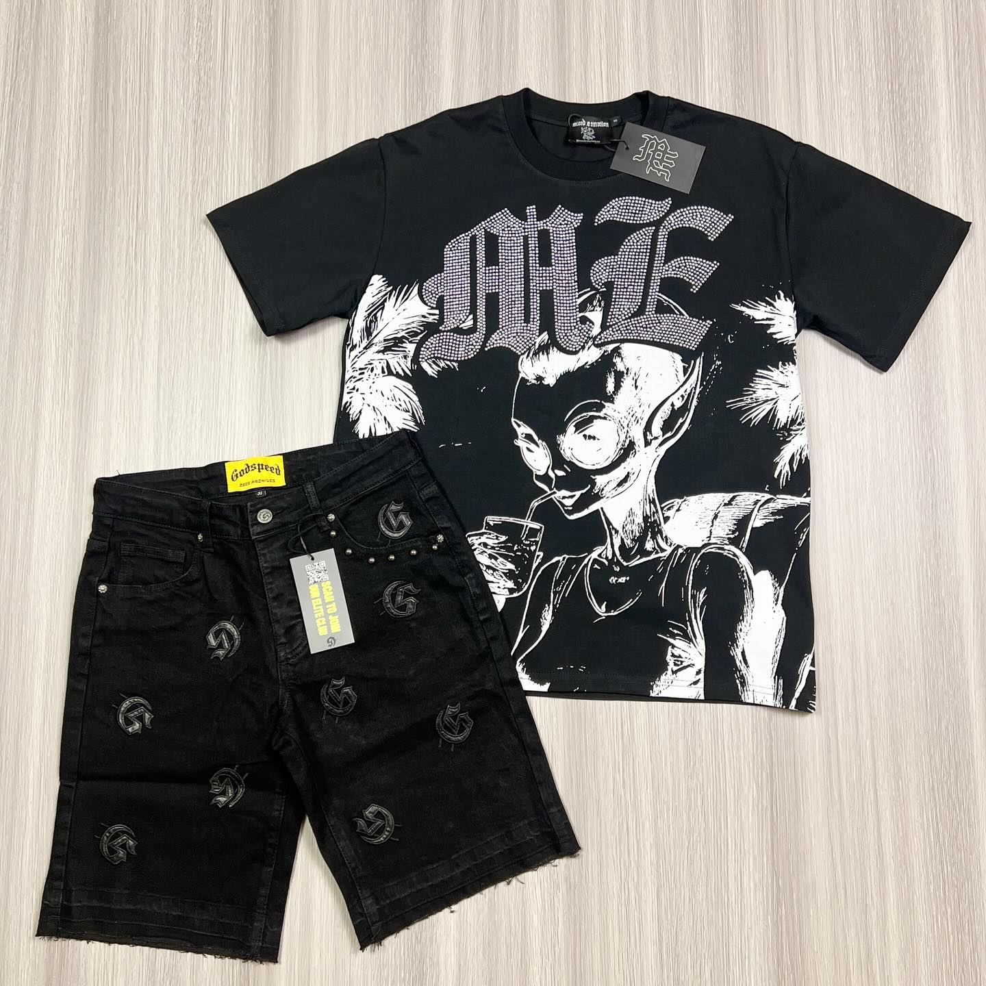 Mixed Emotion T-shirt Sets 