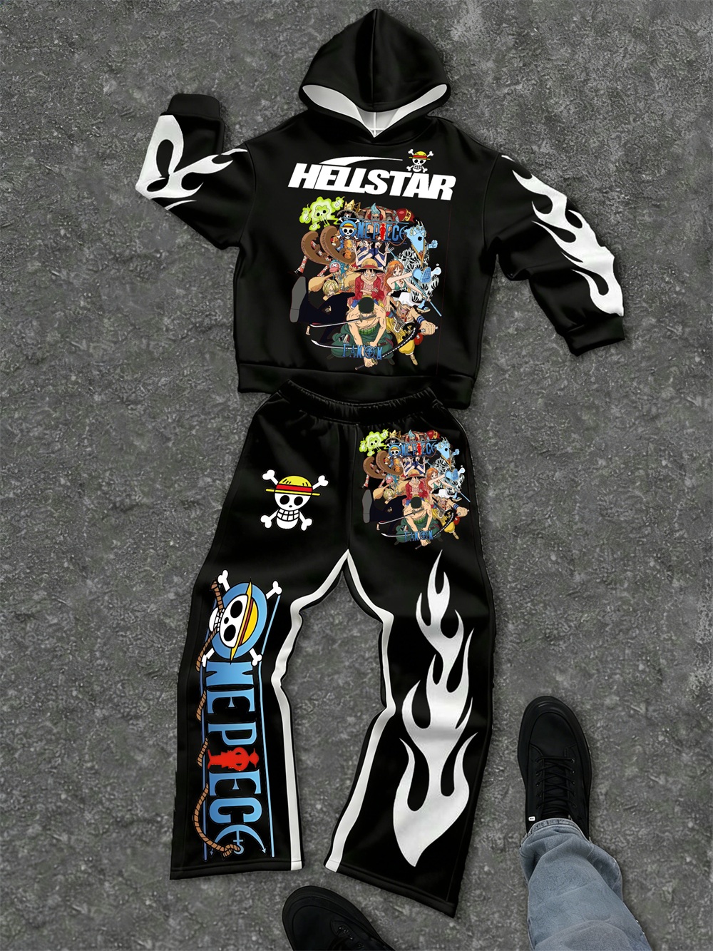 One Piece–inspired Hellstar Hoodie Sets 