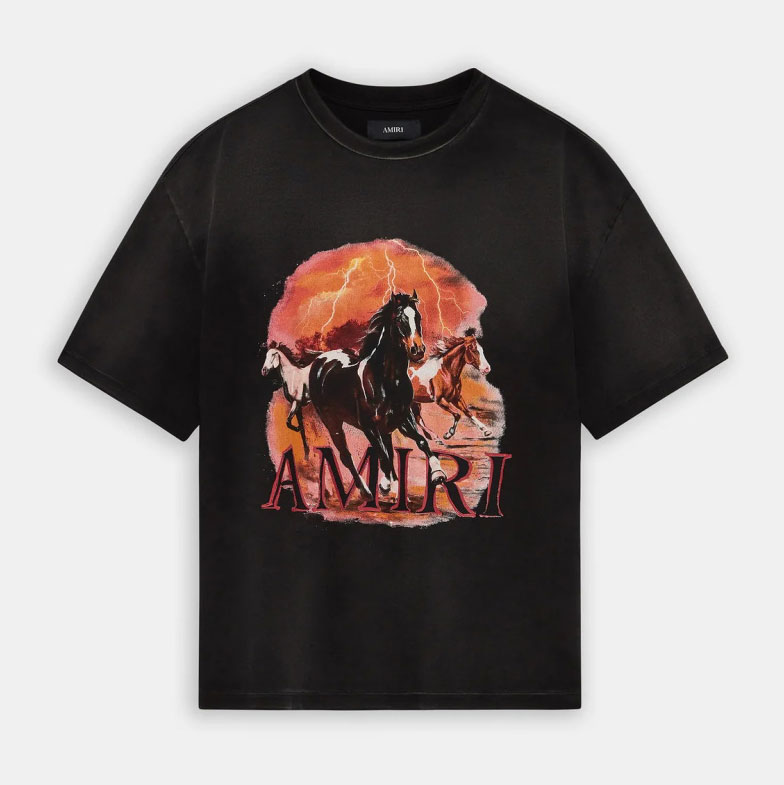 Unisex New Limited edition Amiri Tee T-Shirt Unisex