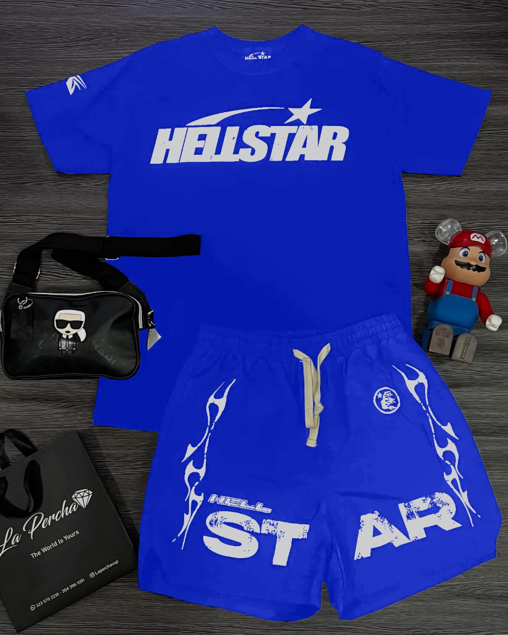 Hellstar T-Shirt And Shorts Co-Ord