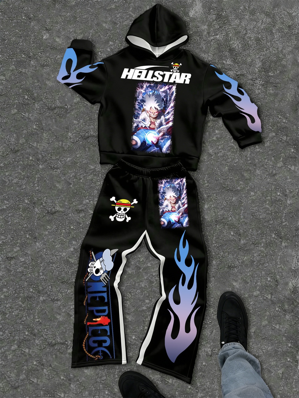 One Piece–inspired Hellstar Hoodie Sets 