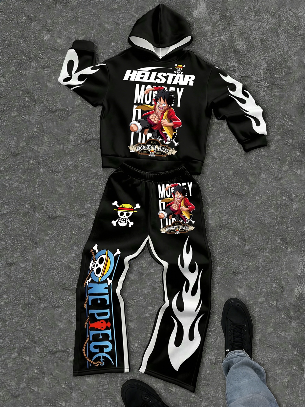 One Piece–inspired Hellstar Hoodie Sets 