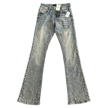 REVEER Vintage Graffiti Letters Flared Pants