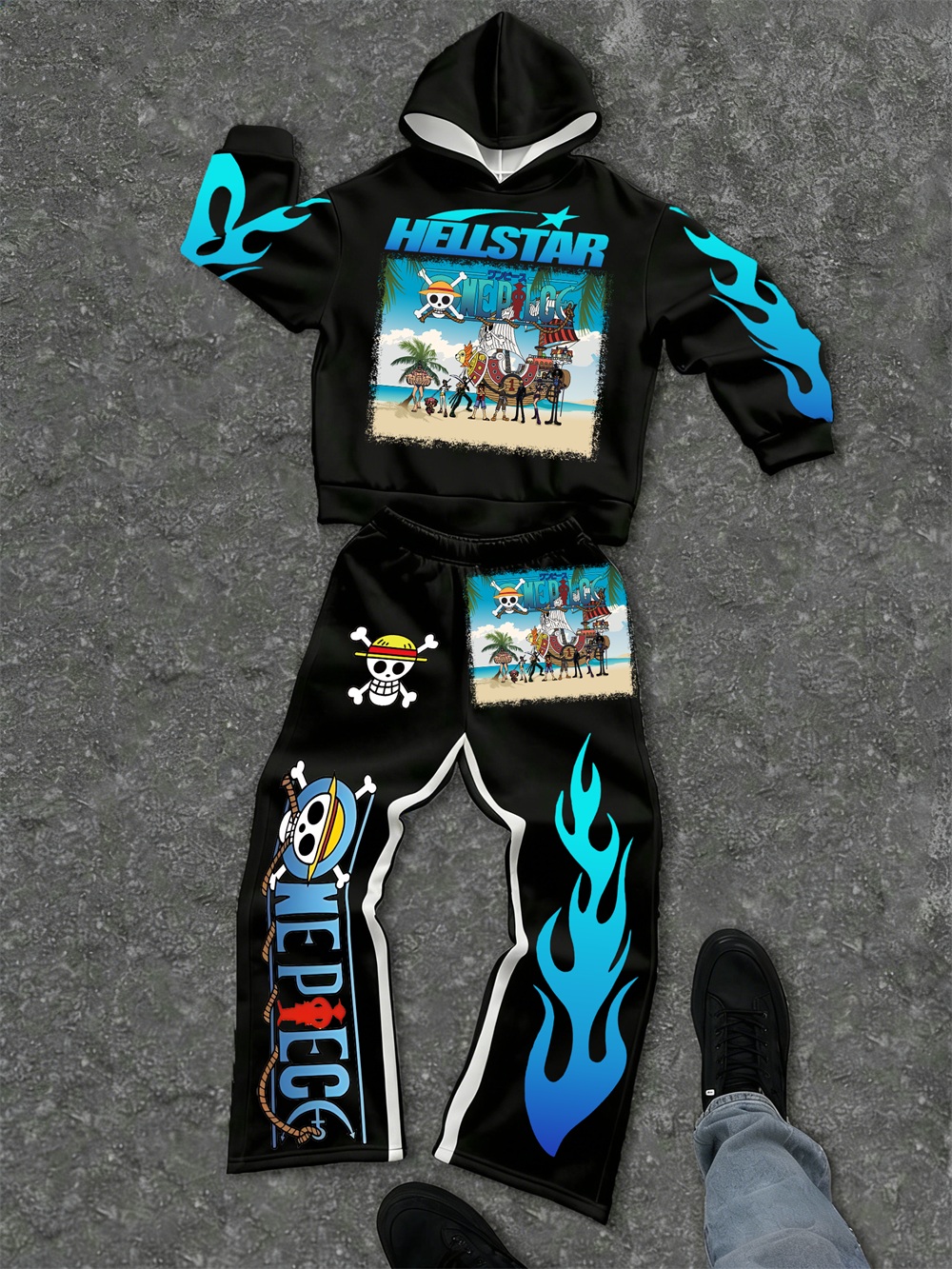 One Piece–inspired Hellstar Hoodie Sets 