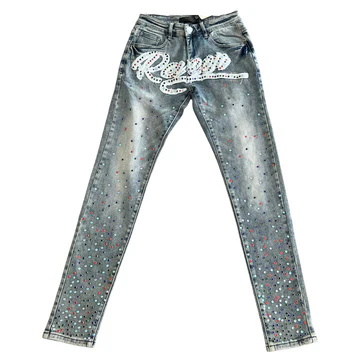 REVEER Vintage Graffiti Letters Flared Pants