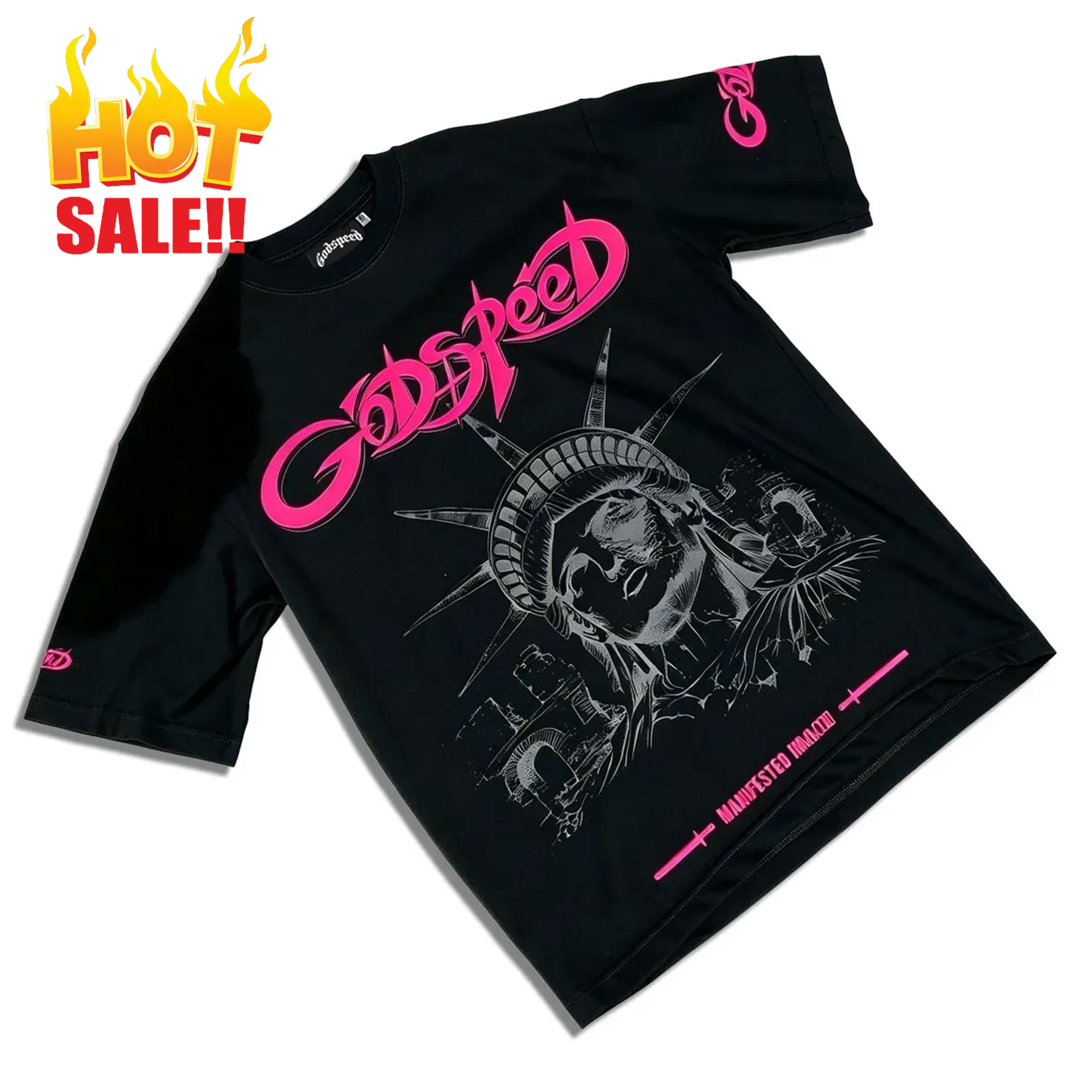 Hot Sale New Godspeed New York Tee T-Shirt