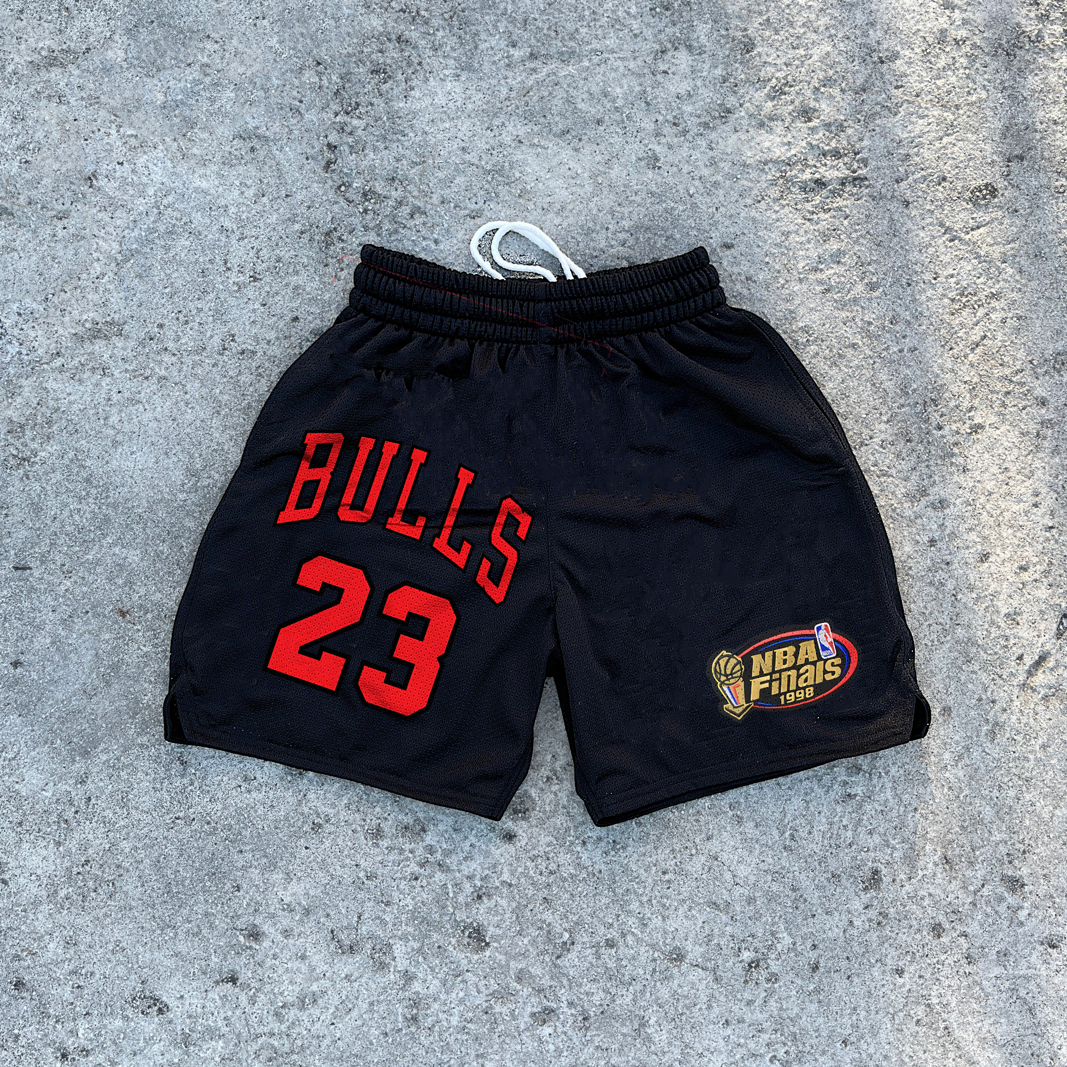 NBA Bulls washed vintage unisex shorts