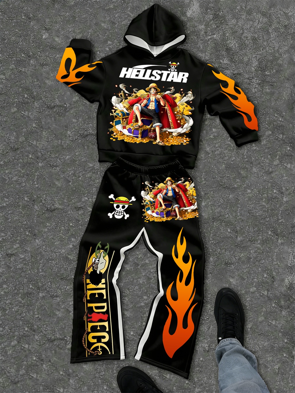 One Piece–inspired Hellstar Hoodie Sets 