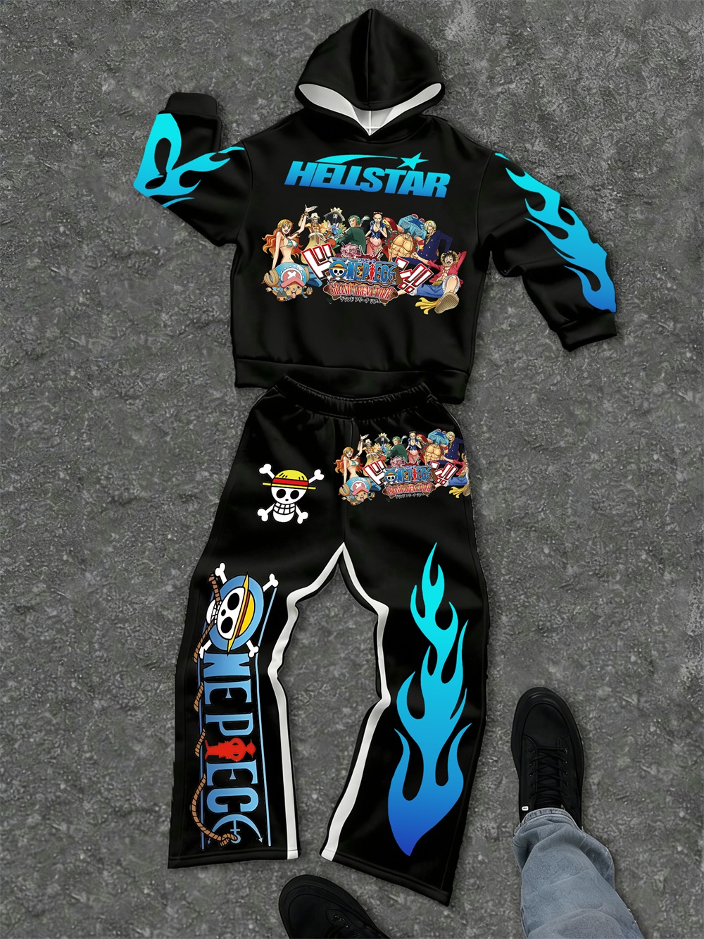 One Piece–inspired Hellstar Hoodie Sets 