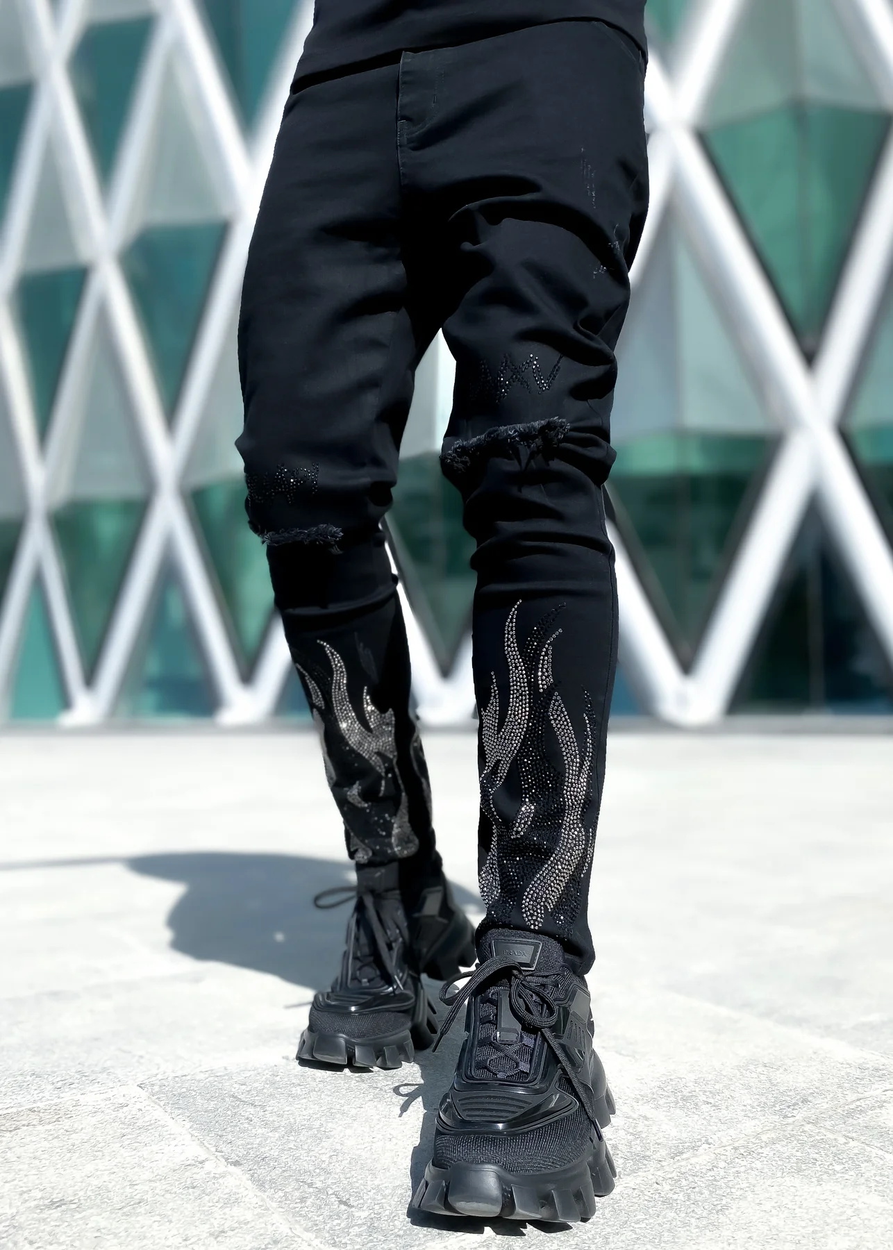 Fashionable Print Pants Sale 