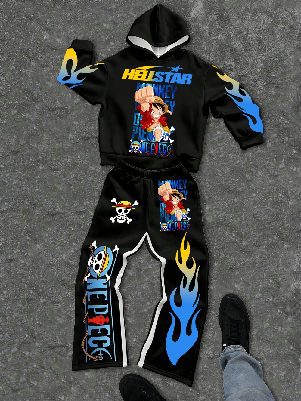 One Piece–inspired Hellstar Hoodie Sets 