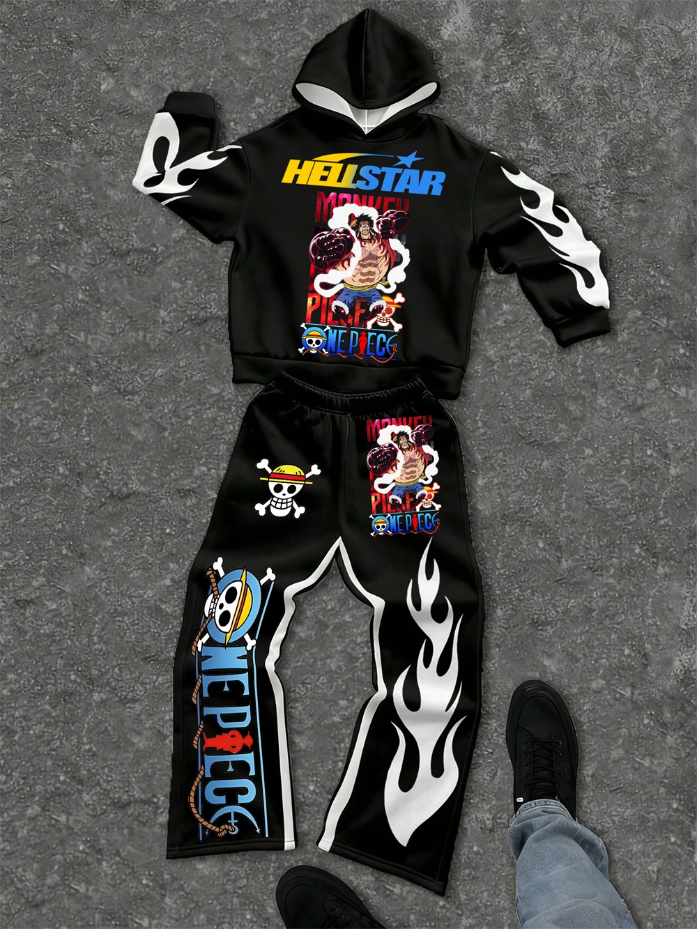 One Piece–inspired Hellstar Hoodie Sets 