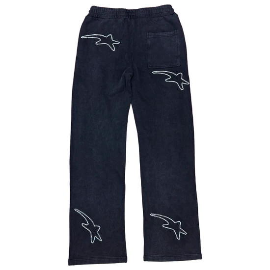 REVEER Vintage Graffiti Letters Flared Pants