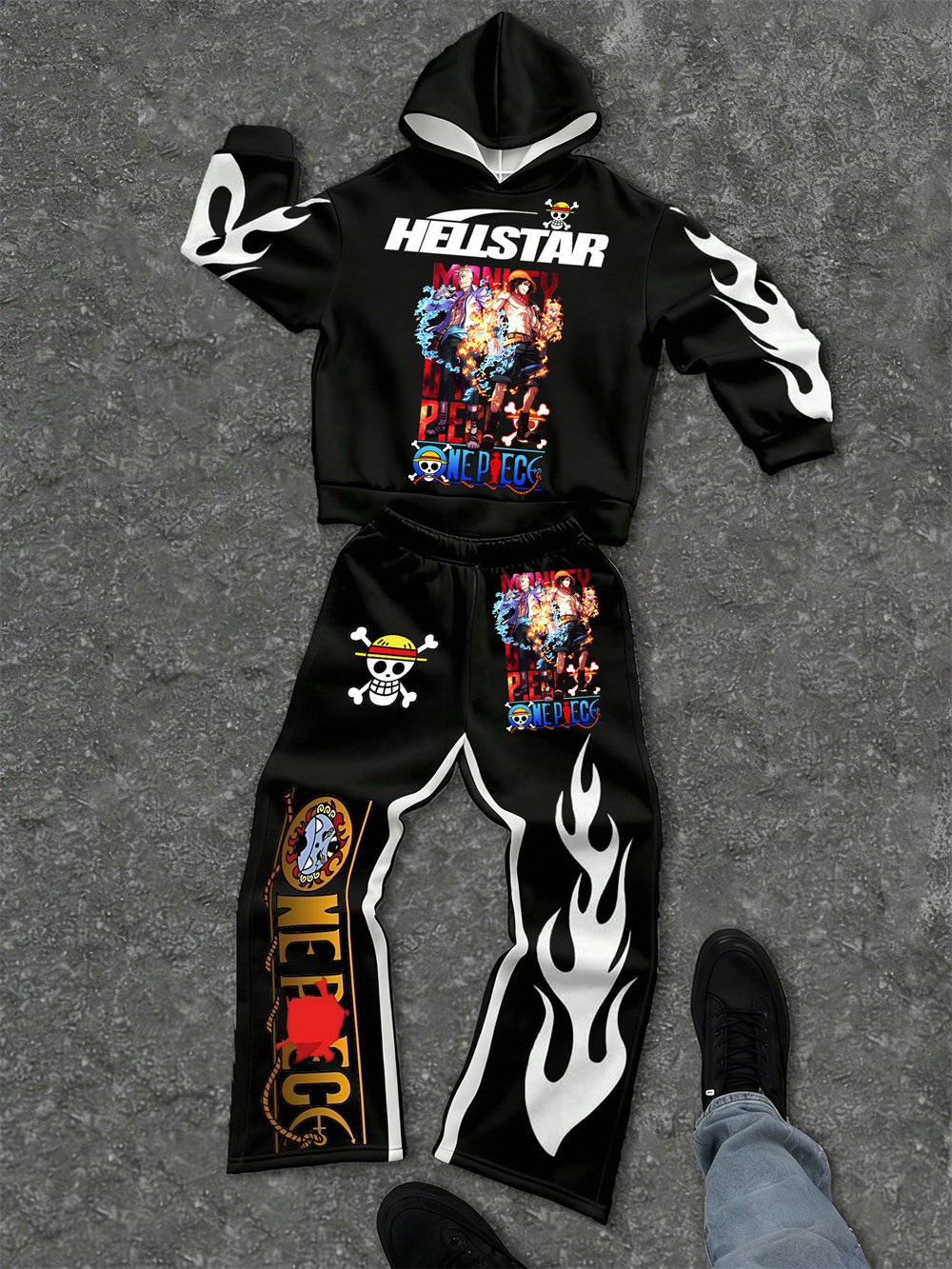 One Piece–inspired Hellstar Hoodie Sets 
