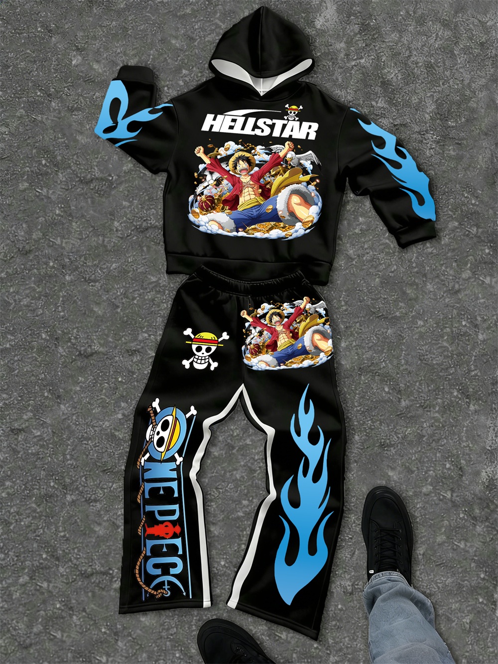 One Piece–inspired Hellstar Hoodie Sets 