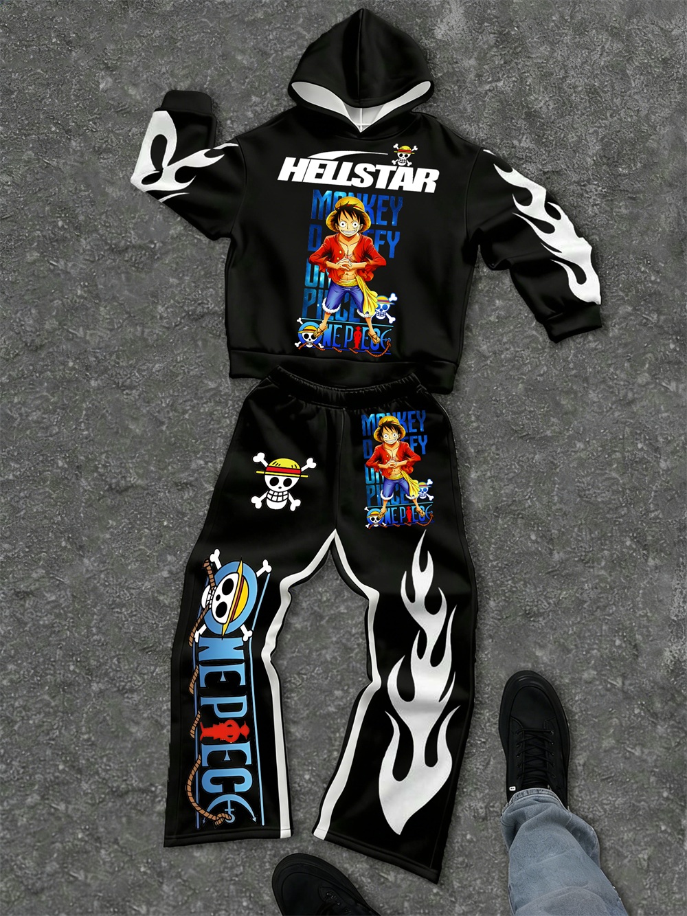 One Piece–inspired Hellstar Hoodie Sets 