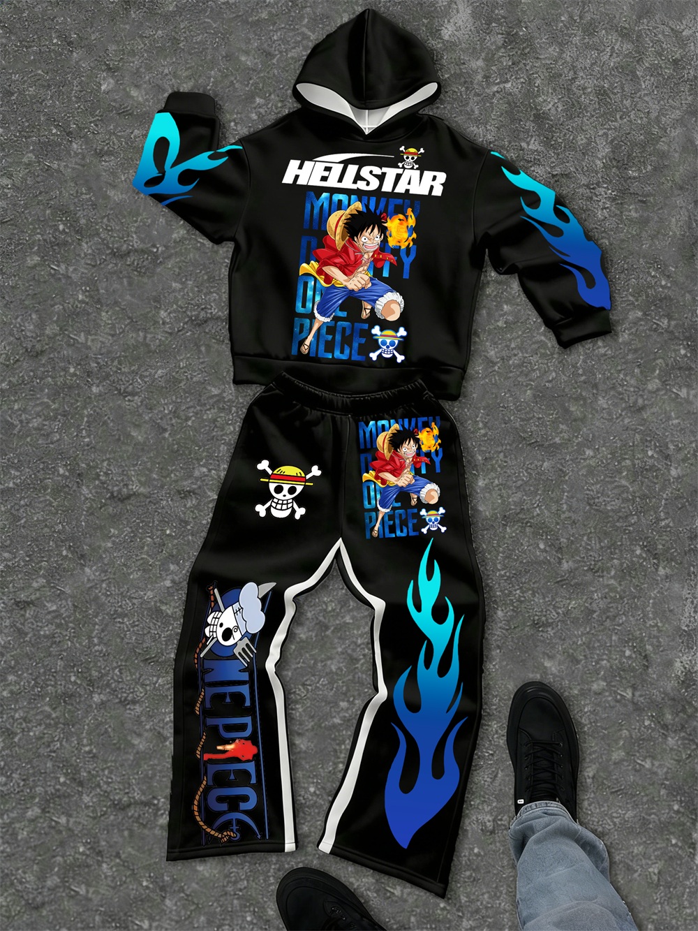 One Piece–inspired Hellstar Hoodie Sets 
