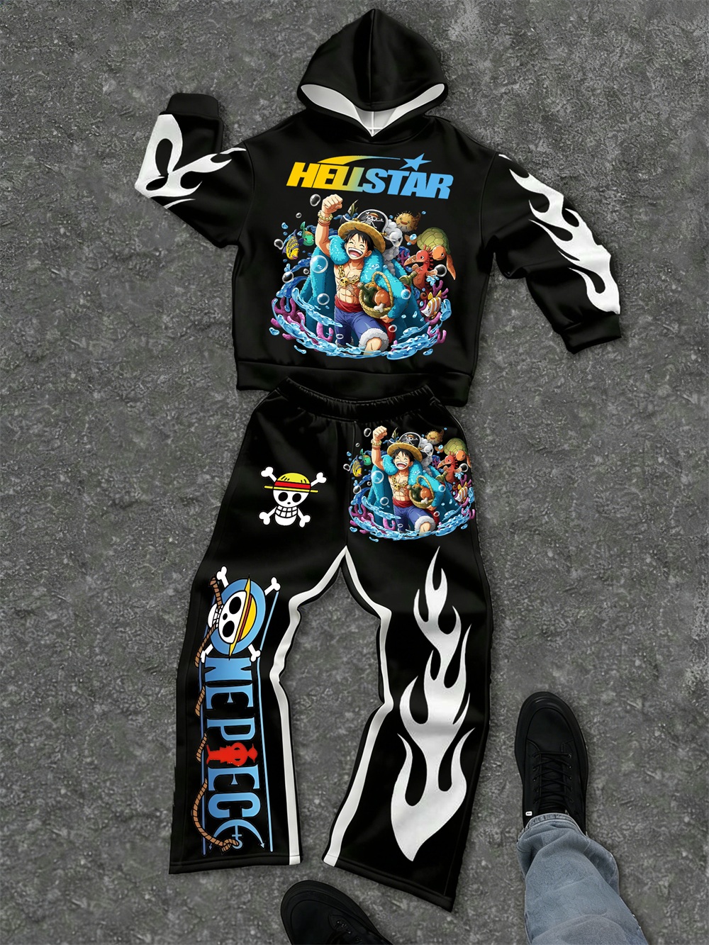 One Piece–inspired Hellstar Hoodie Sets 