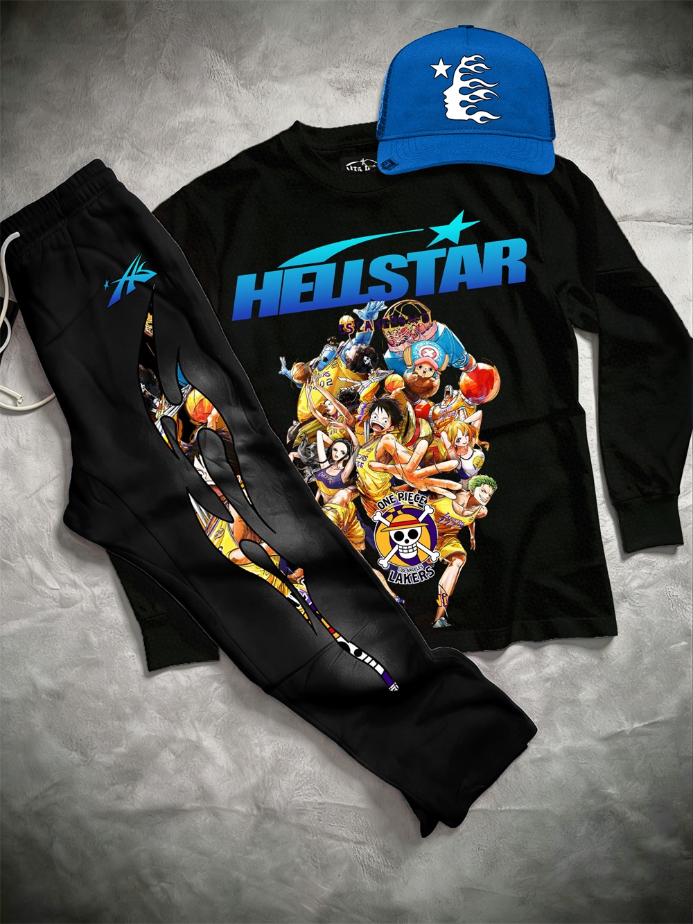 One Piece–inspired Hellstar Hoodie Sets 