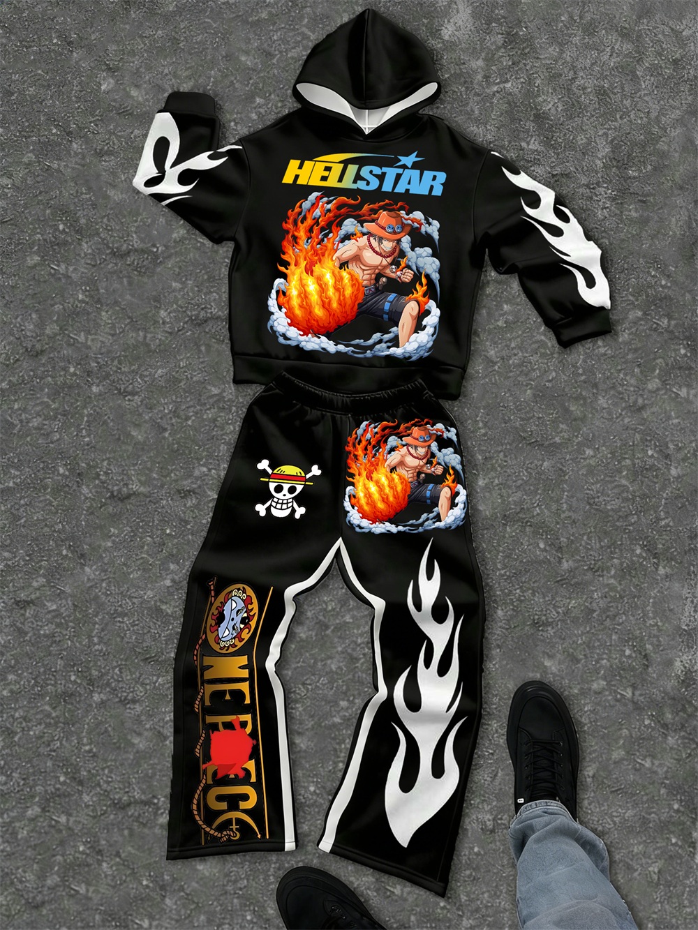 One Piece–inspired Hellstar Hoodie Sets 