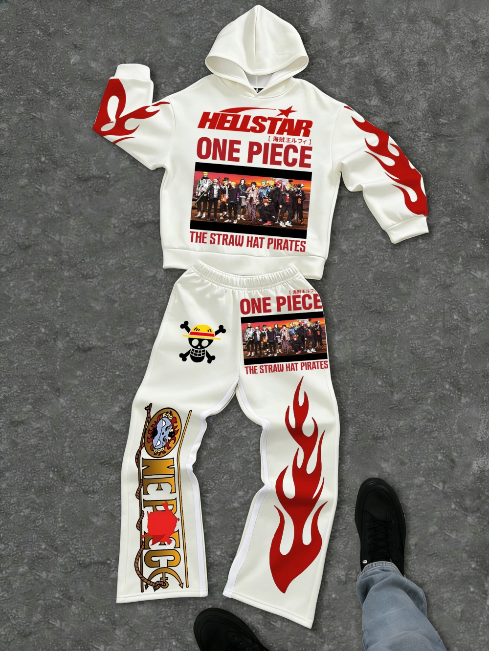 One Piece–inspired Hellstar Hoodie Sets 